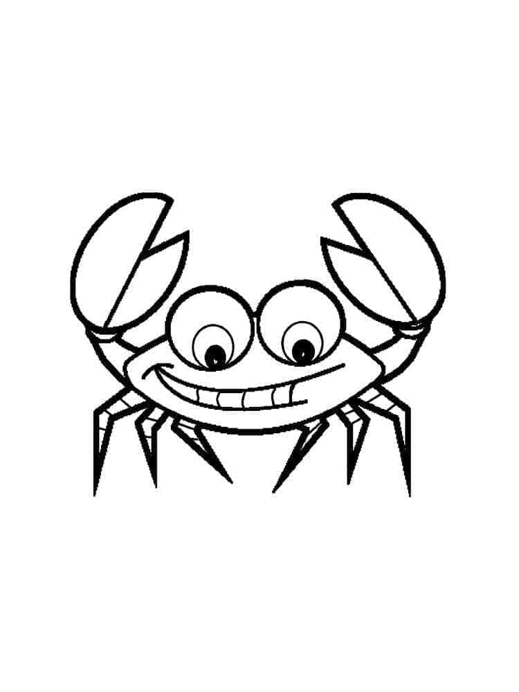 Coloriage gratuit Crabe #199413 de la collection Animaux à imprimer