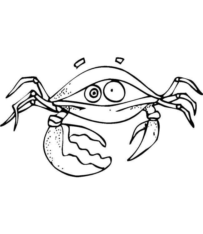 Dessin à colorier: Crabe (Animaux) #4621 - Coloriages à Imprimer Gratuits