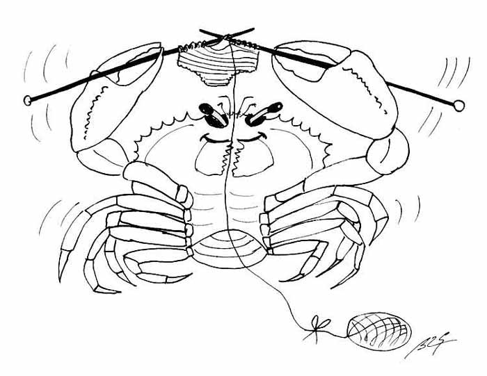 Dessin à colorier: Crabe (Animaux) #4654 - Coloriages à Imprimer Gratuits