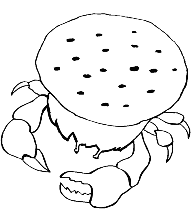 Dessin à colorier: Crabe (Animaux) #4655 - Coloriages à Imprimer Gratuits