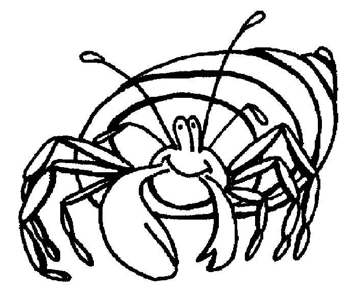 Dessin à colorier: Crabe (Animaux) #4703 - Coloriages à Imprimer Gratuits