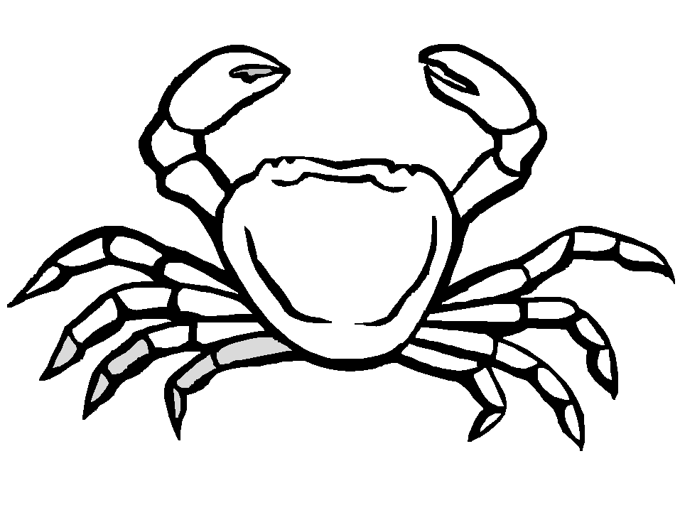 Dessin à colorier: Crabe (Animaux) #4747 - Coloriages à Imprimer Gratuits