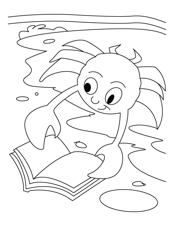 Dessin à colorier: Crabe (Animaux) #4769 - Coloriages à Imprimer Gratuits