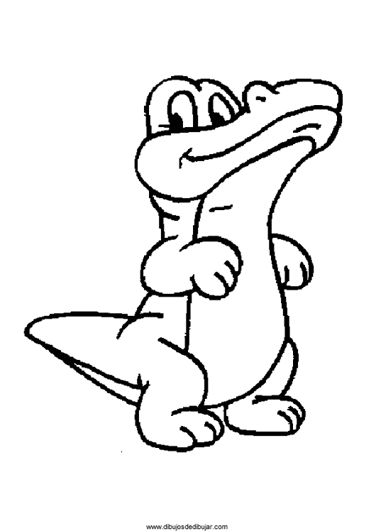 Dessin à colorier: Crocodile (Animaux) #4969 - Coloriages à Imprimer Gratuits