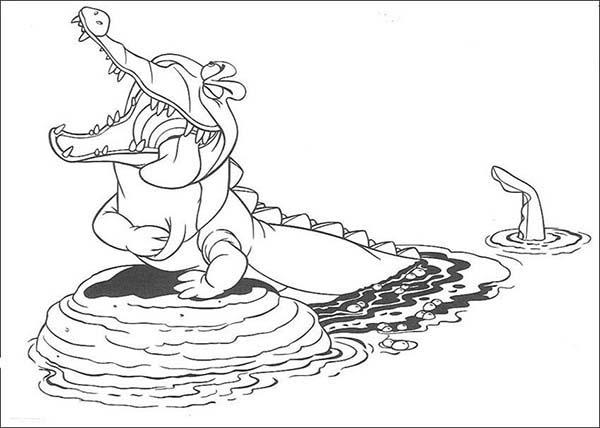 Dessin à colorier: Crocodile (Animaux) #4981 - Coloriages à Imprimer Gratuits