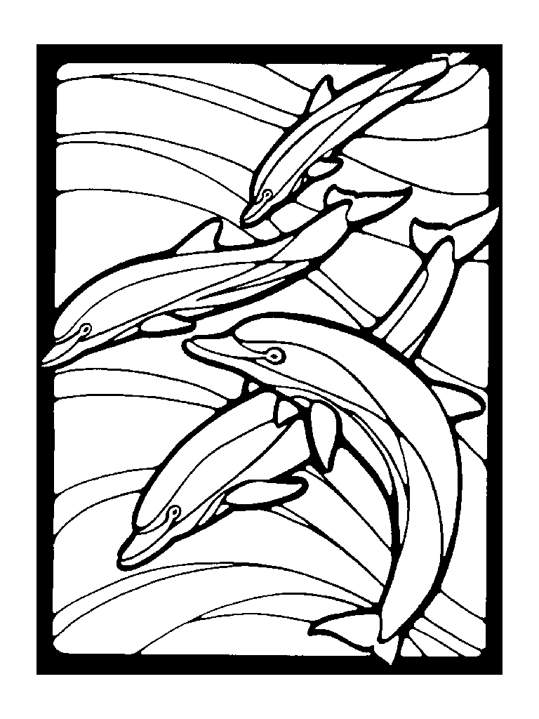 Dessin à colorier: Dauphin (Animaux) #5127 - Coloriages à Imprimer Gratuits