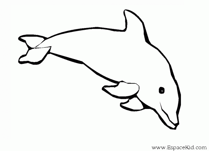 Dessin à colorier: Dauphin (Animaux) #5209 - Coloriages à Imprimer Gratuits