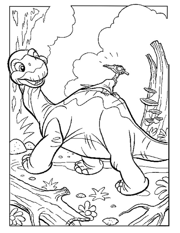Dessin à colorier: Dinosaure (Animaux) #5491 - Coloriages à Imprimer Gratuits