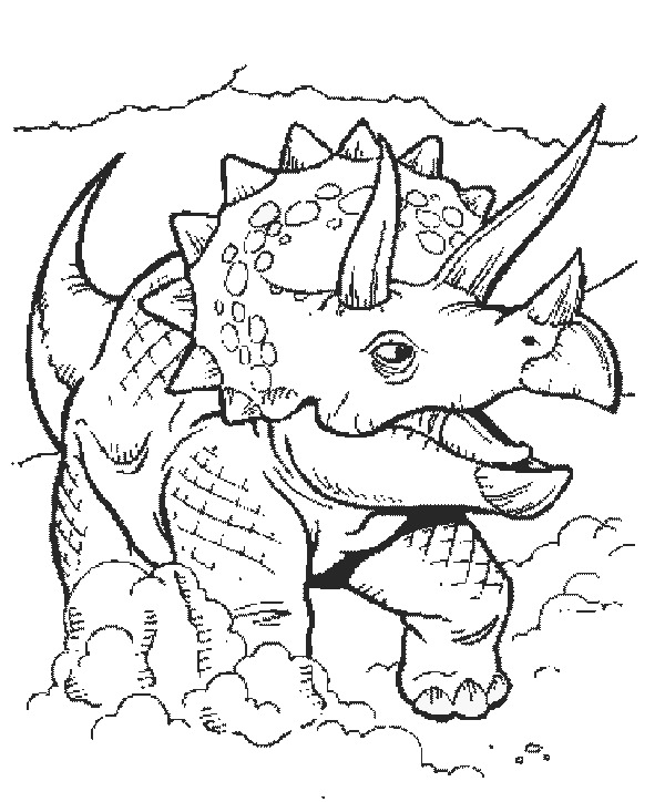 Dessin à colorier: Dinosaure (Animaux) #5501 - Coloriages à Imprimer Gratuits