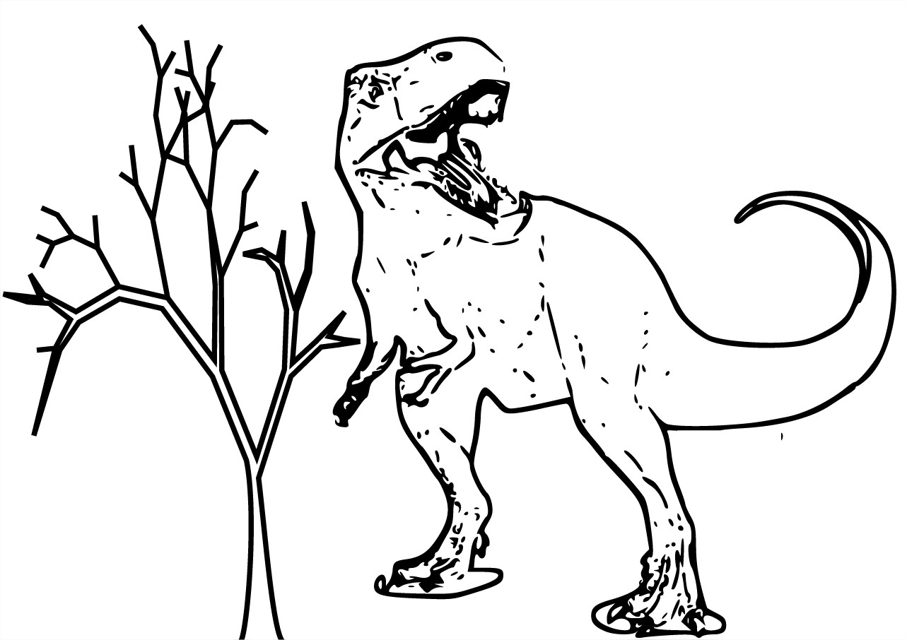 Dessin à colorier: Dinosaure (Animaux) #5505 - Coloriages à Imprimer Gratuits
