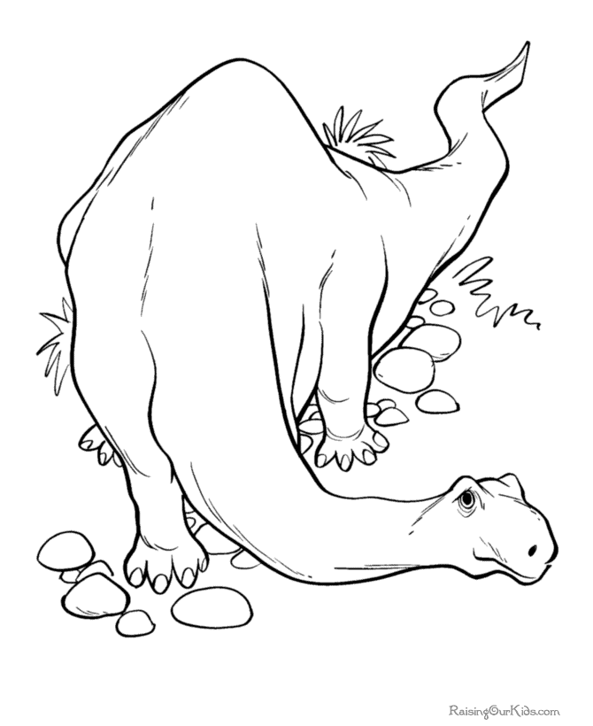 Dessin à colorier: Dinosaure (Animaux) #5516 - Coloriages à Imprimer Gratuits