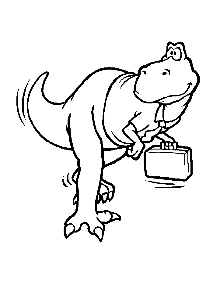 Dessin à colorier: Dinosaure (Animaux) #5540 - Coloriages à Imprimer Gratuits