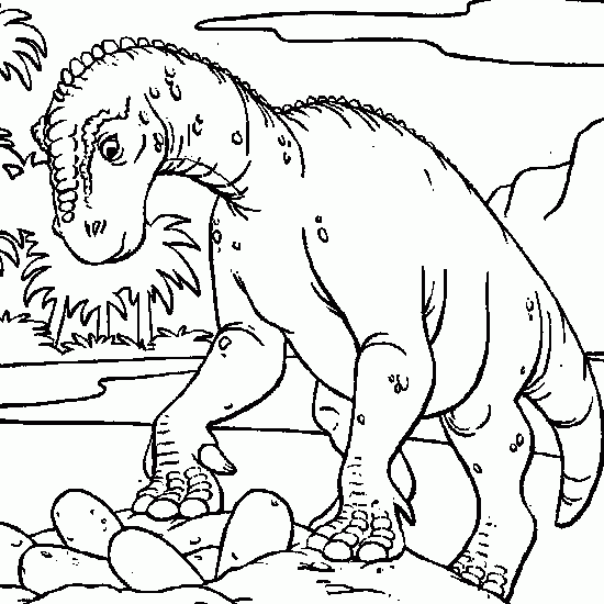 Dessin à colorier: Dinosaure (Animaux) #5544 - Coloriages à Imprimer Gratuits