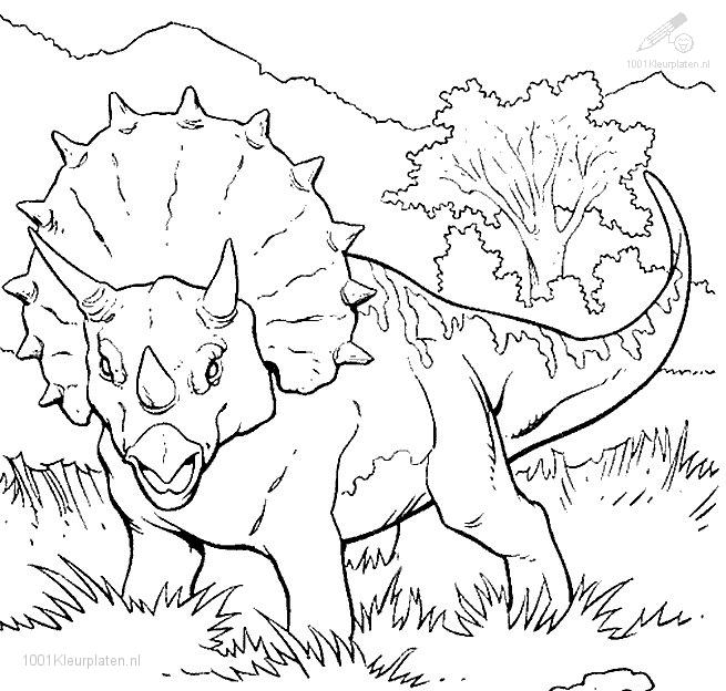 Dessin à colorier: Dinosaure (Animaux) #5558 - Coloriages à Imprimer Gratuits