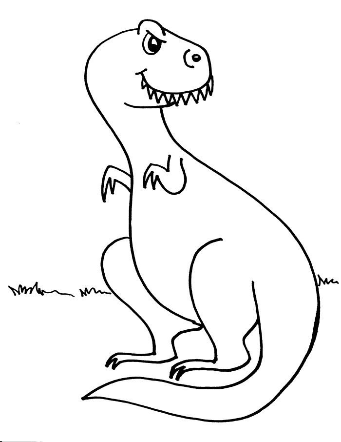 Dessin à colorier: Dinosaure (Animaux) #5560 - Coloriages à Imprimer Gratuits