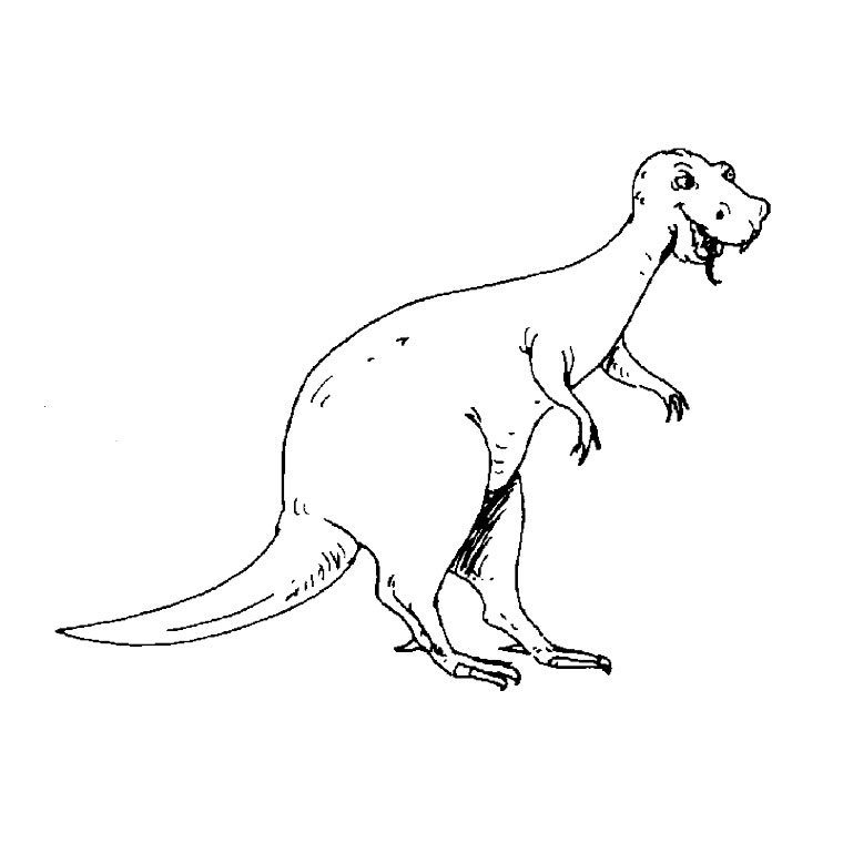 Dessin à colorier: Dinosaure (Animaux) #5573 - Coloriages à Imprimer Gratuits