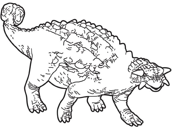 Dessin à colorier: Dinosaure (Animaux) #5575 - Coloriages à Imprimer Gratuits