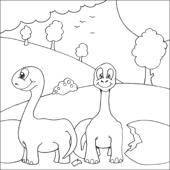 Dessin à colorier: Dinosaure (Animaux) #5586 - Coloriages à Imprimer Gratuits