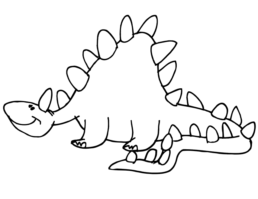 Dessin à colorier: Dinosaure (Animaux) #5596 - Coloriages à Imprimer Gratuits