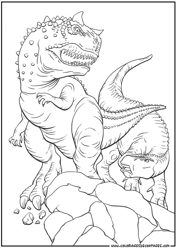 Dessin à colorier: Dinosaure (Animaux) #5603 - Coloriages à Imprimer Gratuits