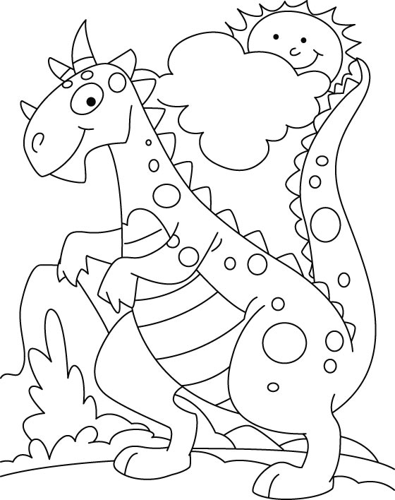Dessin à colorier: Dinosaure (Animaux) #5610 - Coloriages à Imprimer Gratuits
