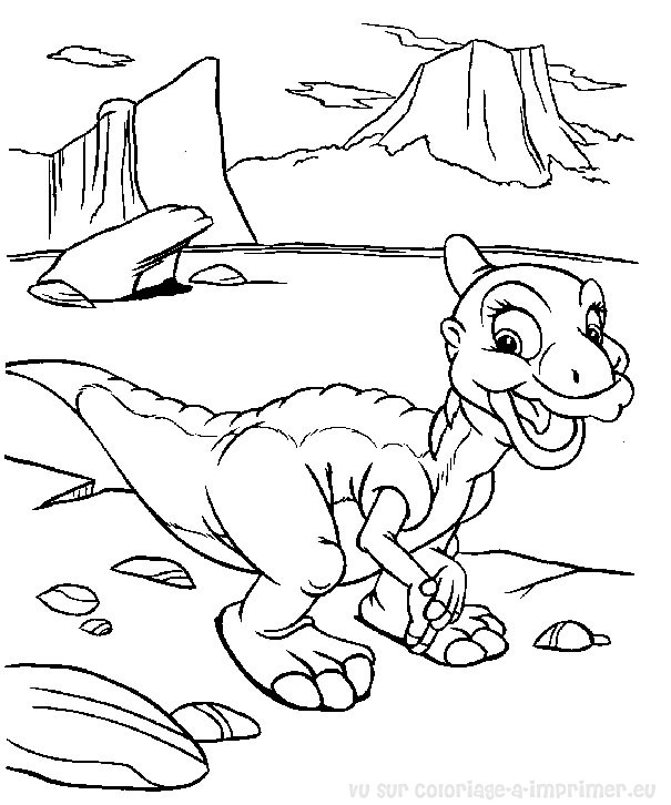 Dessin à colorier: Dinosaure (Animaux) #5613 - Coloriages à Imprimer Gratuits