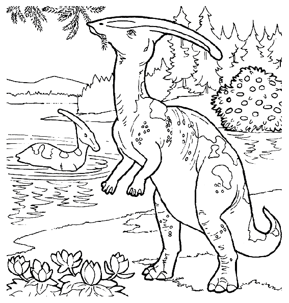 Dessin à colorier: Dinosaure (Animaux) #5615 - Coloriages à Imprimer Gratuits