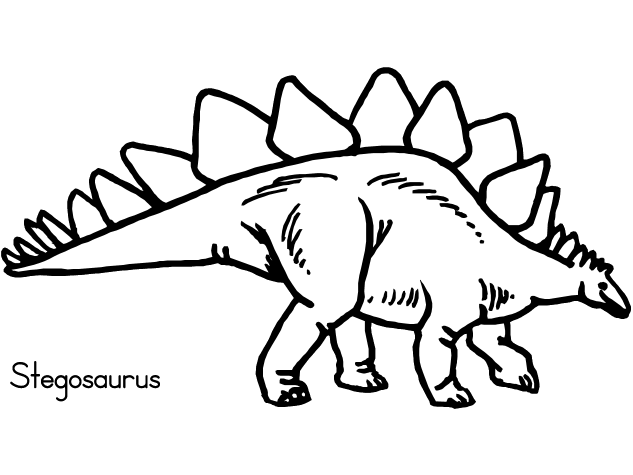 Dessin à colorier: Dinosaure (Animaux) #5644 - Coloriages à Imprimer Gratuits