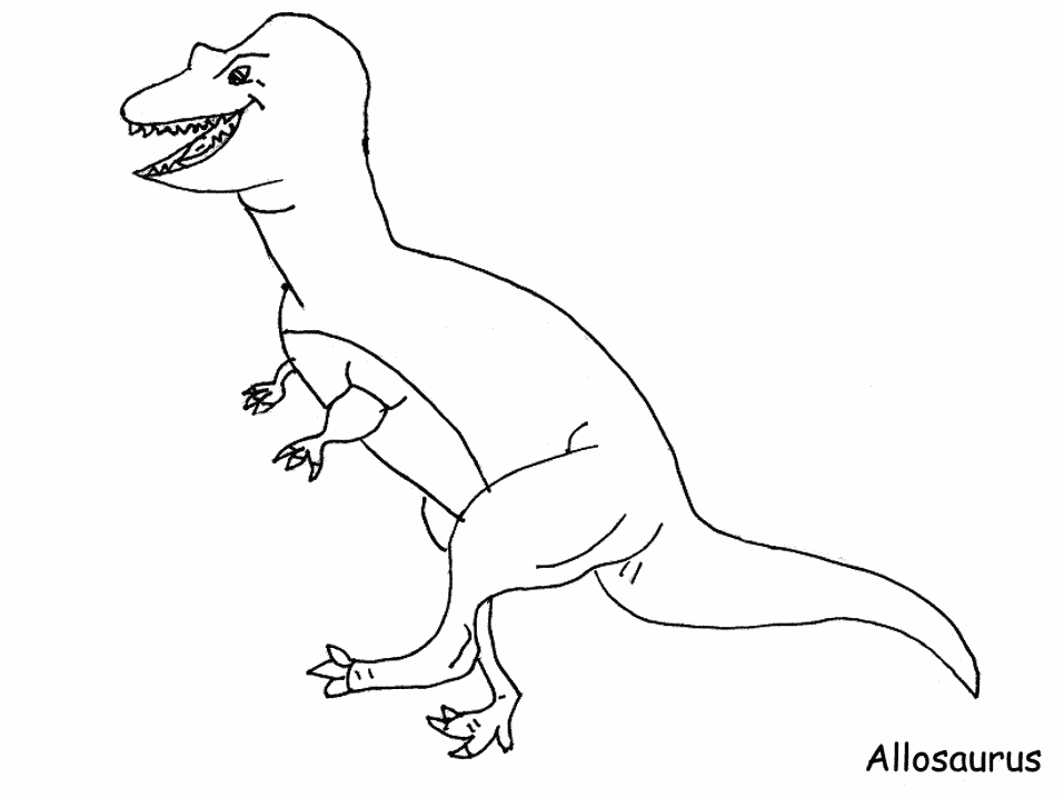 Dessin à colorier: Dinosaure (Animaux) #5649 - Coloriages à Imprimer Gratuits