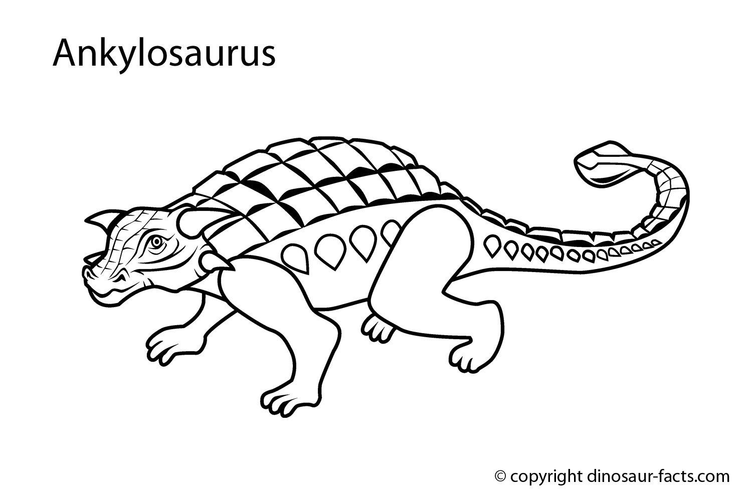 Dessin à colorier: Dinosaure (Animaux) #5650 - Coloriages à Imprimer Gratuits