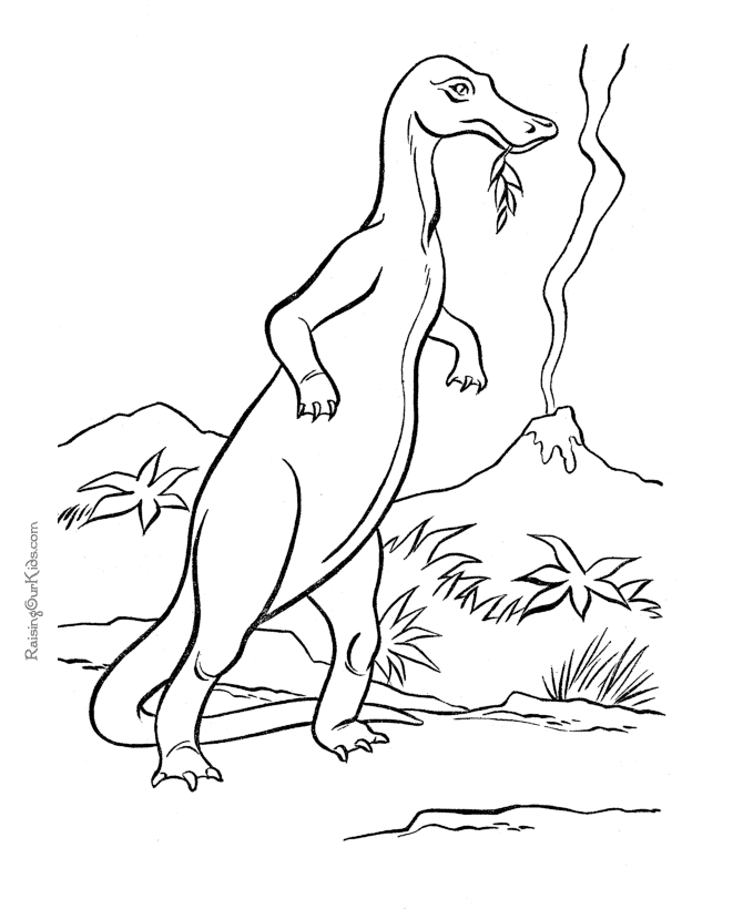 Dessin à colorier: Dinosaure (Animaux) #5656 - Coloriages à Imprimer Gratuits