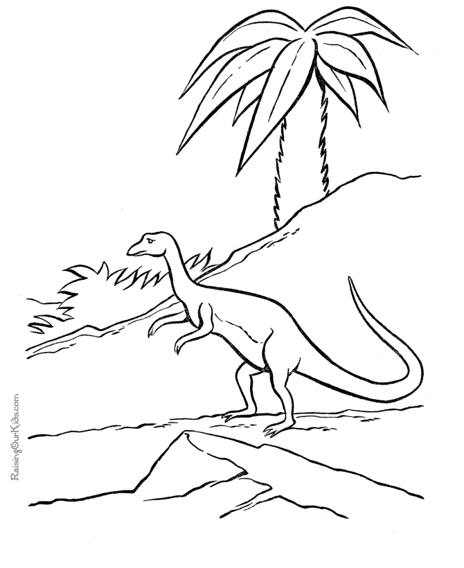 Dessin à colorier: Dinosaure (Animaux) #5663 - Coloriages à Imprimer Gratuits