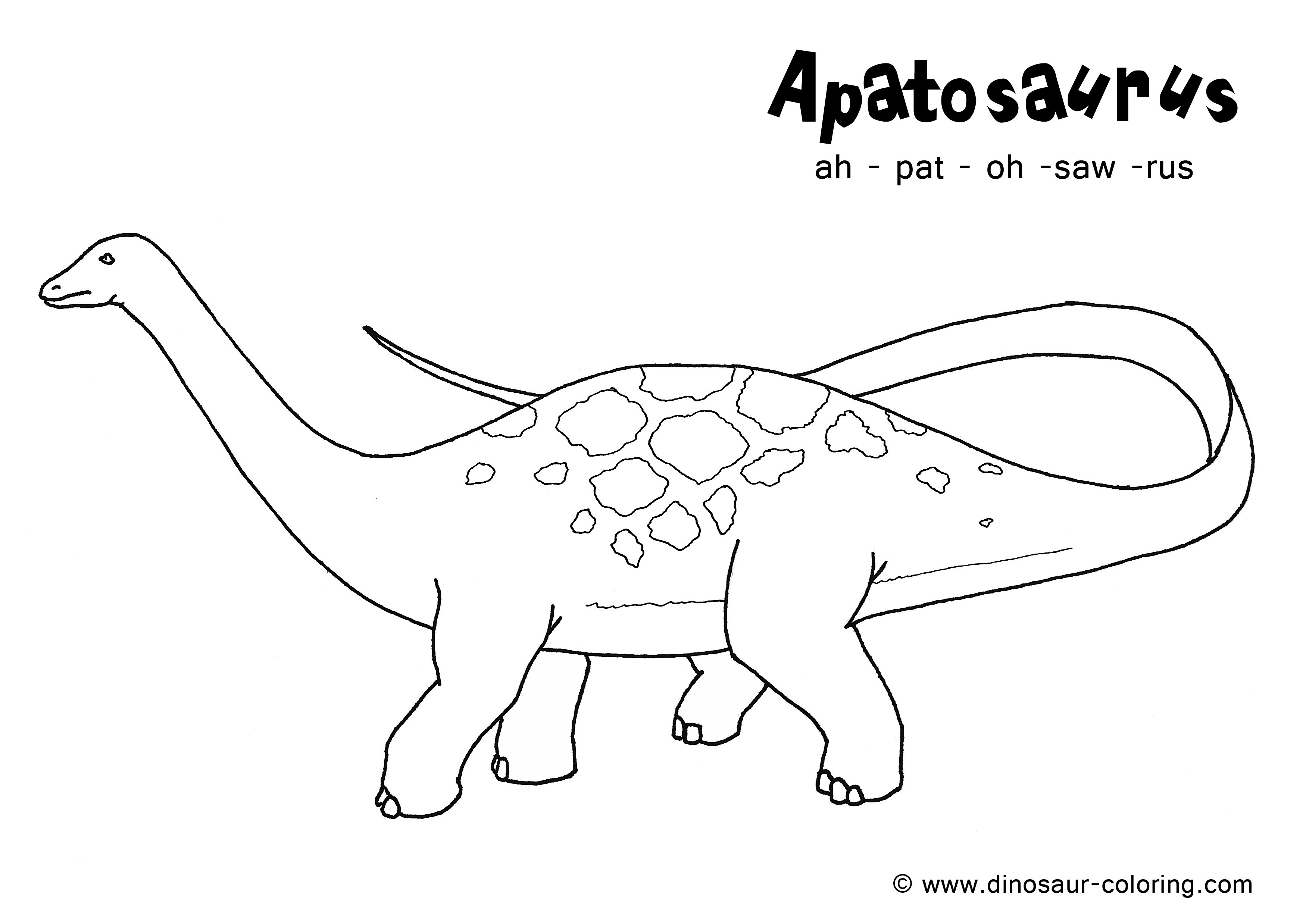 Dessin à colorier: Dinosaure (Animaux) #5664 - Coloriages à Imprimer Gratuits