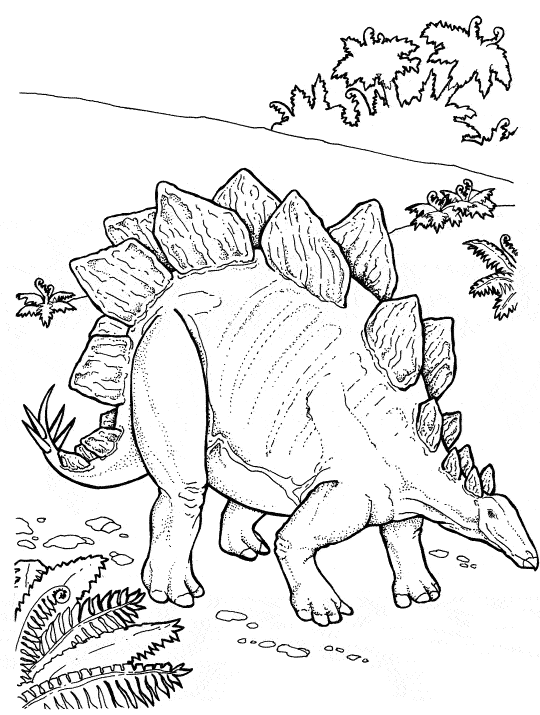 Dessin à colorier: Dinosaure (Animaux) #5683 - Coloriages à Imprimer Gratuits