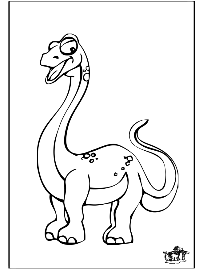 Dessin à colorier: Dinosaure (Animaux) #5689 - Coloriages à Imprimer Gratuits