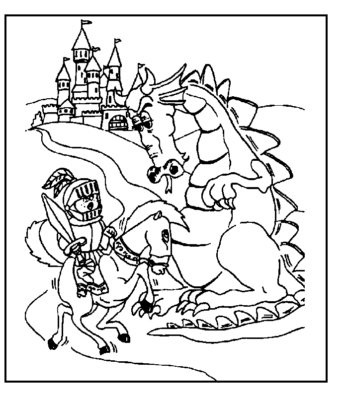 Dessin à colorier: Dragon (Animaux) #5776 - Coloriages à Imprimer Gratuits