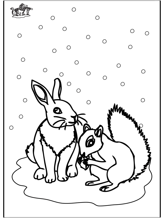 Dessin à colorier: Écureuil (Animaux) #6266 - Coloriages à Imprimer Gratuits