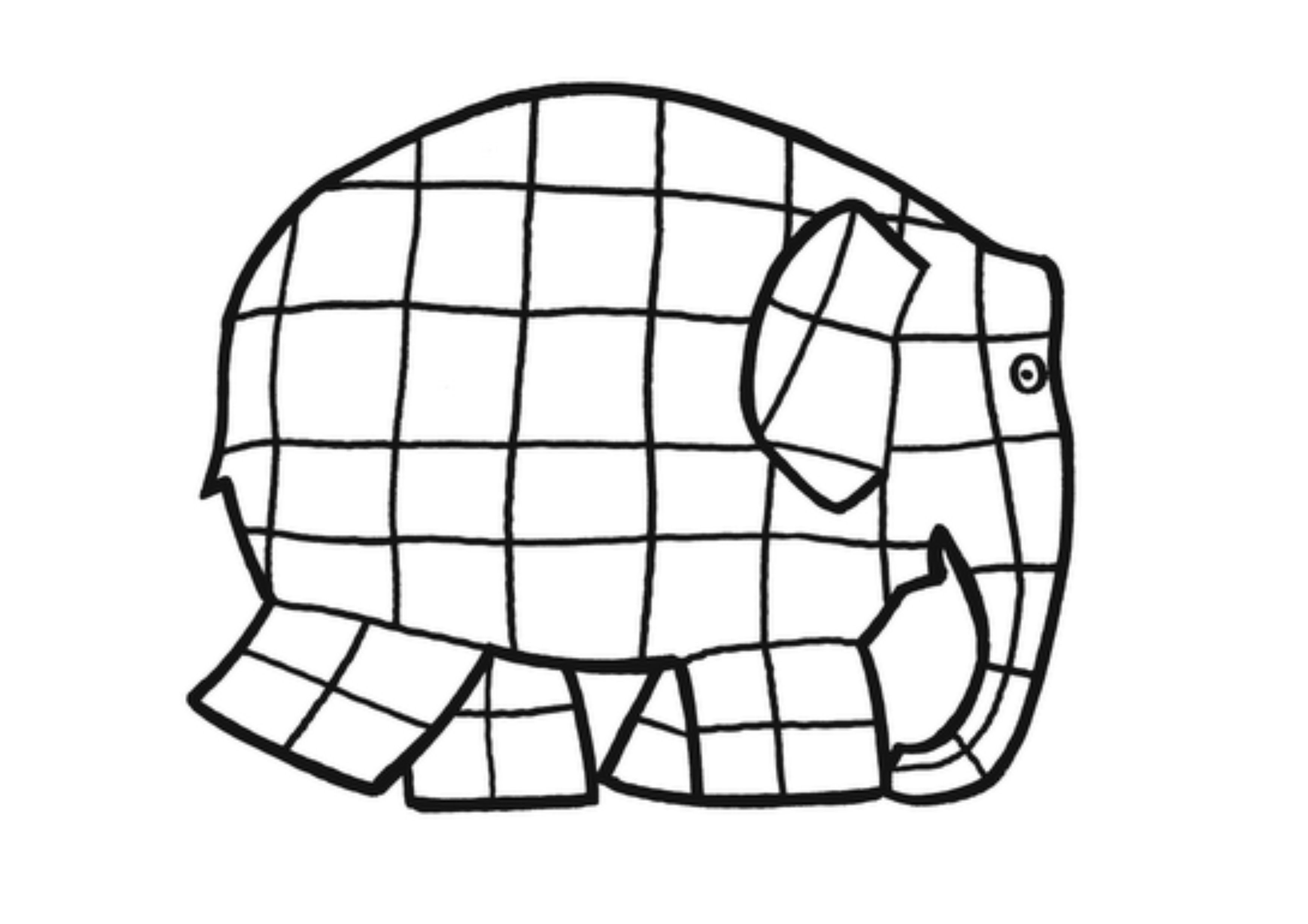 Dessin à colorier: Éléphant (Animaux) #6315 - Coloriages à Imprimer Gratuits