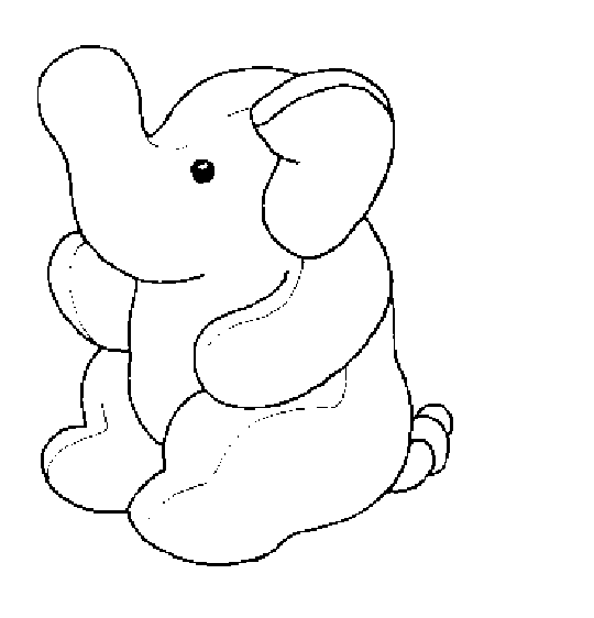 Dessin à colorier: Éléphant (Animaux) #6353 - Coloriages à Imprimer Gratuits