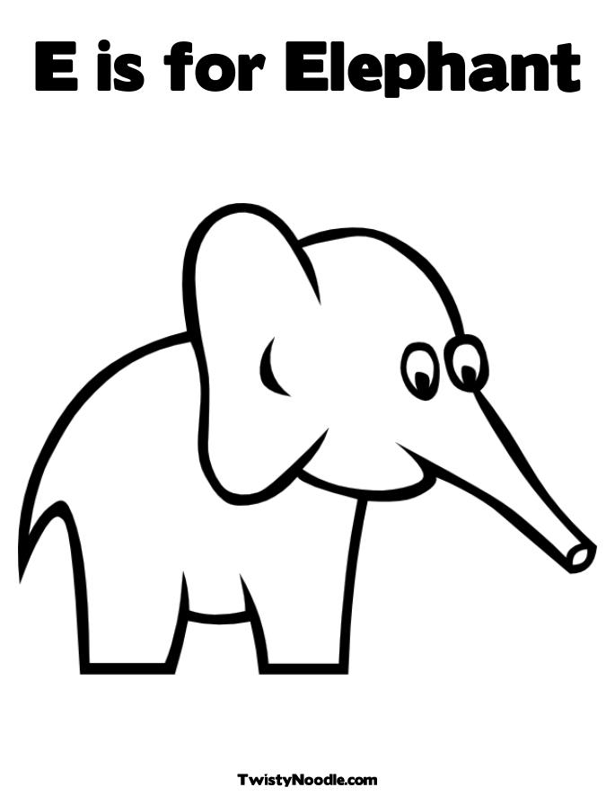 Dessin à colorier: Éléphant (Animaux) #6363 - Coloriages à Imprimer Gratuits