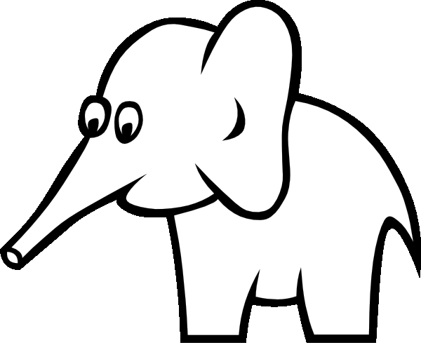 Dessin à colorier: Éléphant (Animaux) #6374 - Coloriages à Imprimer Gratuits