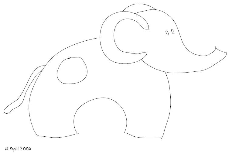 Dessin à colorier: Éléphant (Animaux) #6378 - Coloriages à Imprimer Gratuits