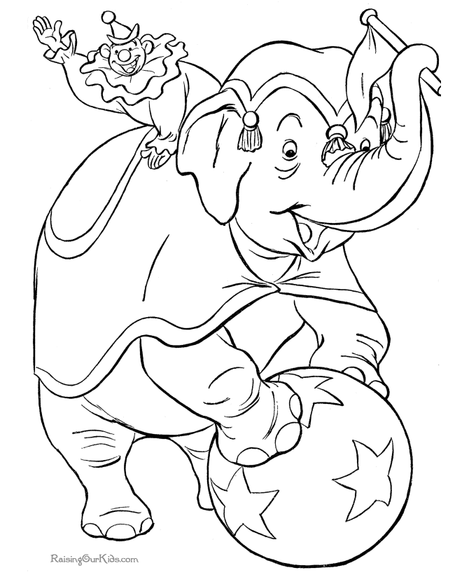 Dessin à colorier: Éléphant (Animaux) #6380 - Coloriages à Imprimer Gratuits