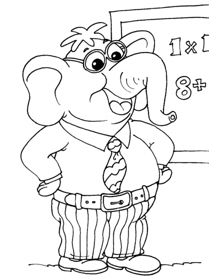 Dessin à colorier: Éléphant (Animaux) #6392 - Coloriages à Imprimer Gratuits