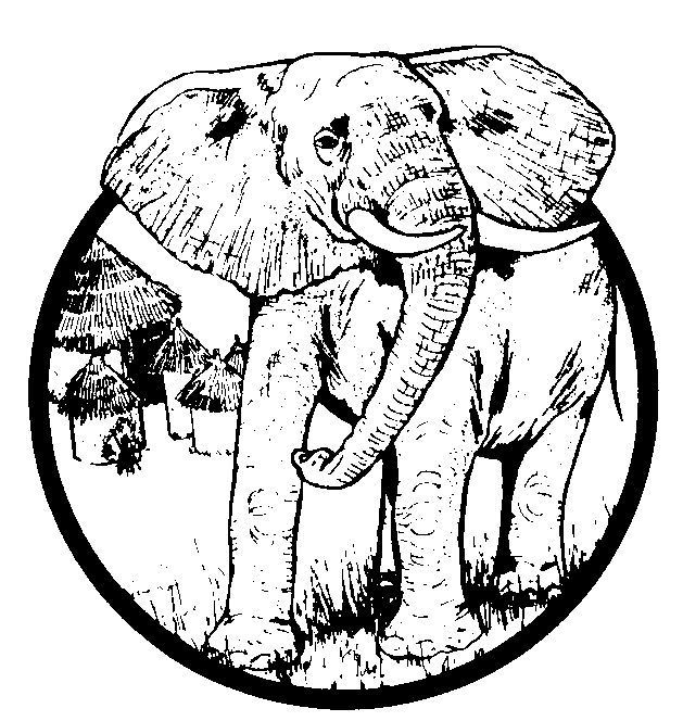 Dessin à colorier: Éléphant (Animaux) #6485 - Coloriages à Imprimer Gratuits