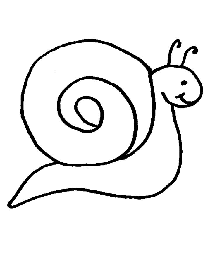 Dessin à colorier: Escargot (Animaux) #6538 - Coloriages à Imprimer Gratuits