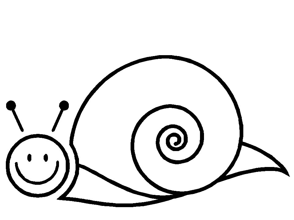 Dessin à colorier: Escargot (Animaux) #6540 - Coloriages à Imprimer Gratuits