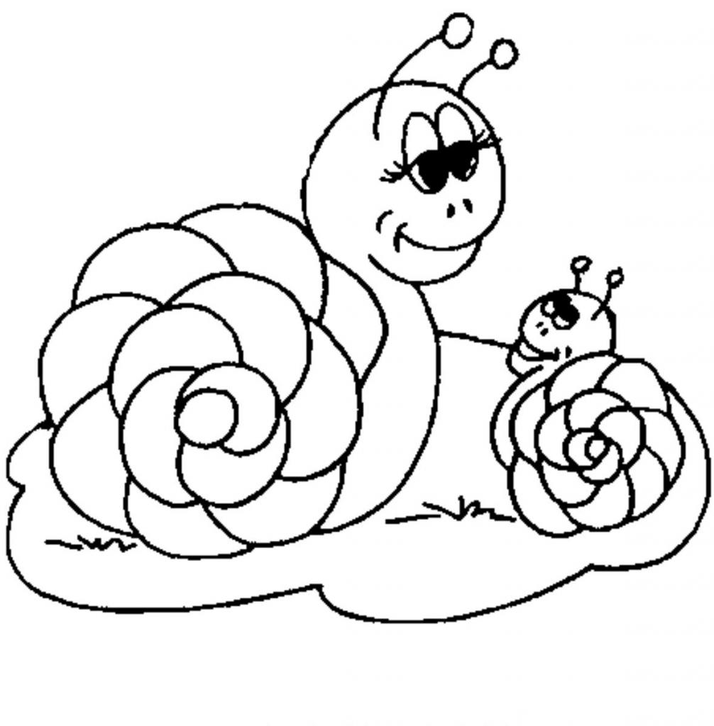 Dessin à colorier: Escargot (Animaux) #6562 - Coloriages à Imprimer Gratuits