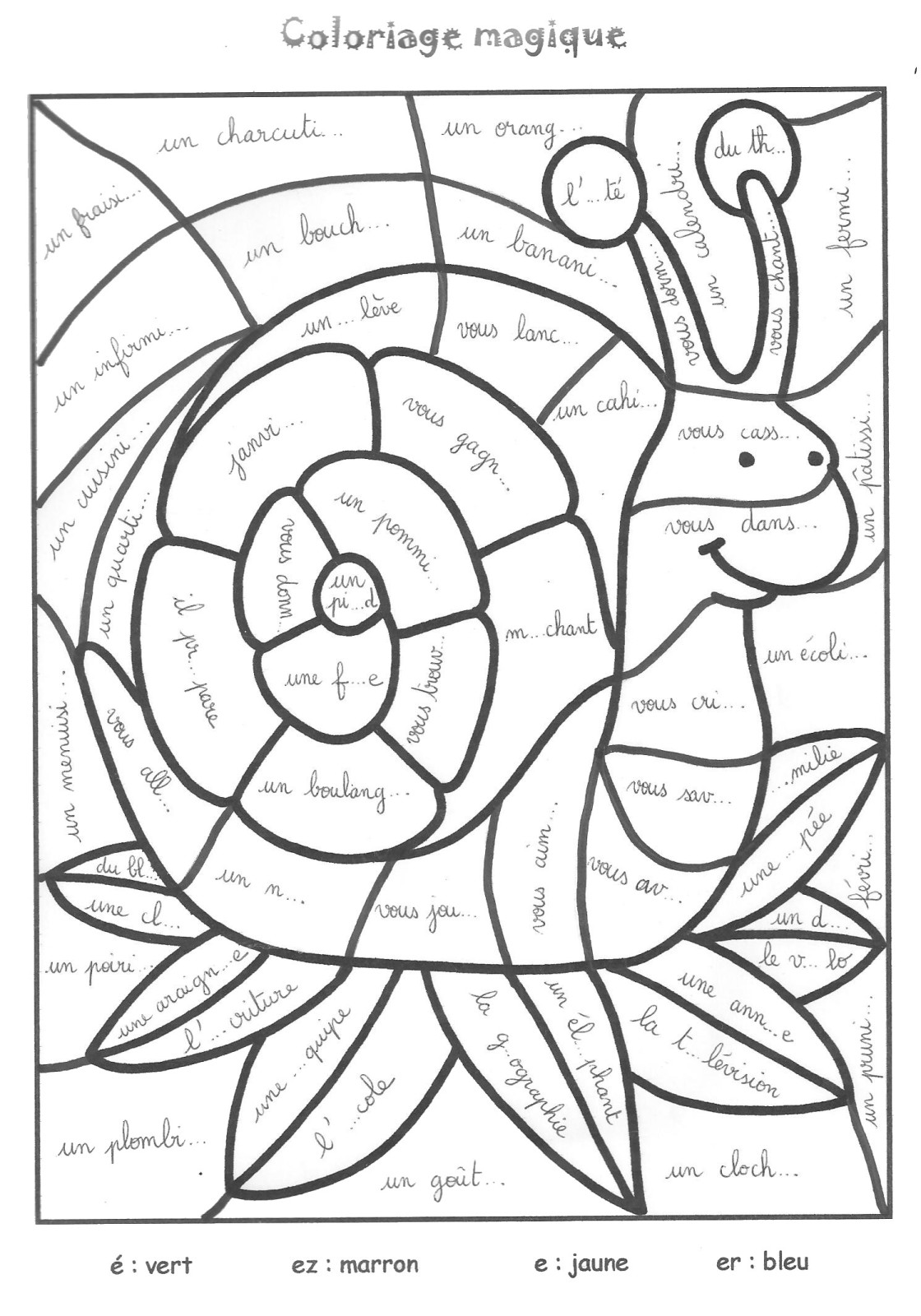 Dessin à colorier: Escargot (Animaux) #6589 - Coloriages à Imprimer Gratuits