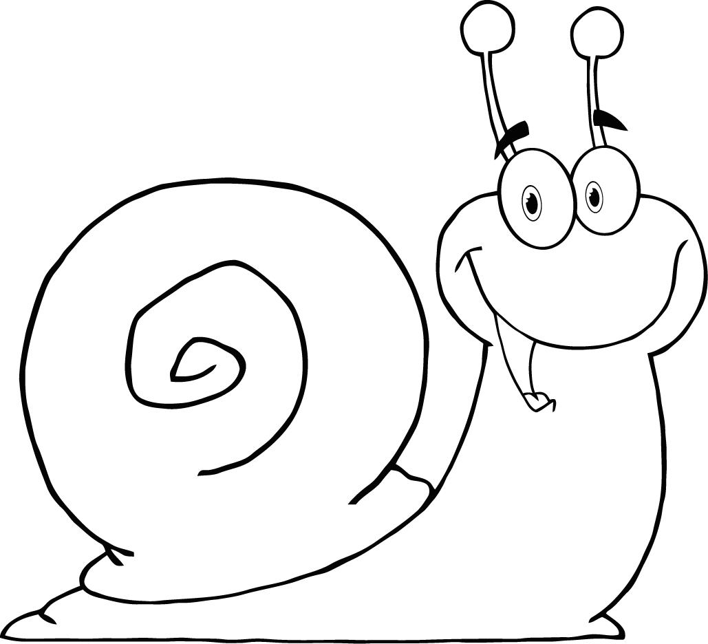 Dessin à colorier: Escargot (Animaux) #6620 - Coloriages à Imprimer Gratuits